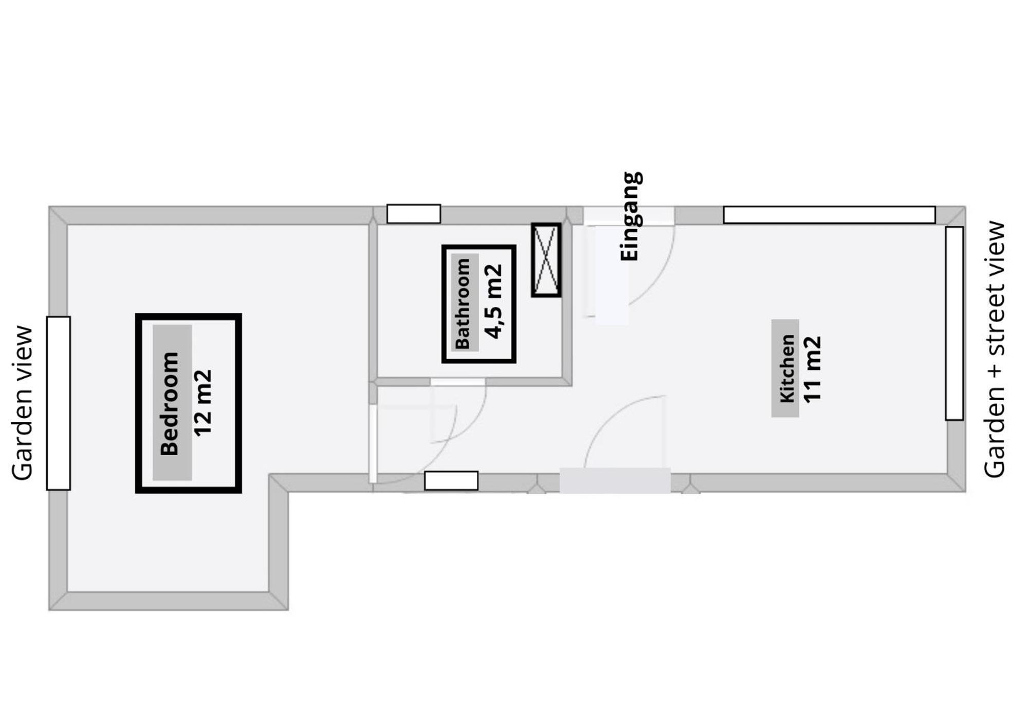 Mini-apartment Ruhig Und Verkehrsguenstig In Berlijn